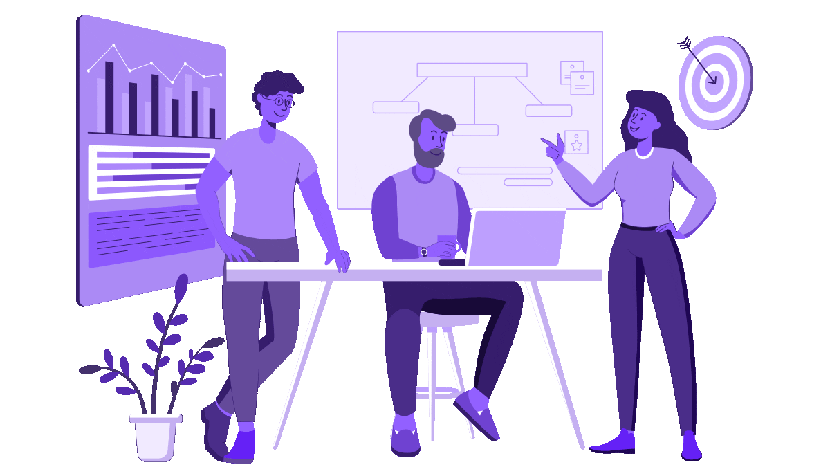 Business team working together for goal achievement